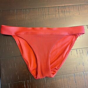 Hollister dark red bikini bottoms (size small)